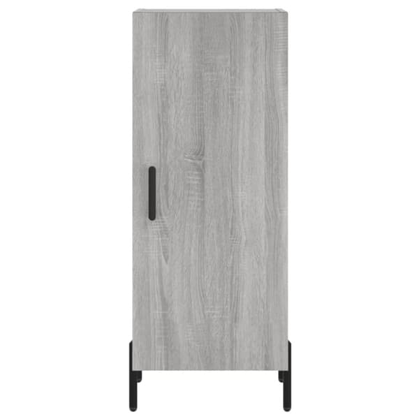vidaXL Kaappi harmaa Sonoma 34,5x34x180 cm tekninen puu -  Tarjoilupöydät & senkit