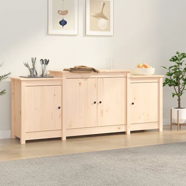 vidaXL Senkki 164x37x68 cm täysi mänty -  Tarjoilupöydät & senkit