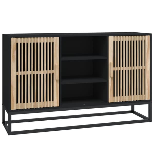 vidaXL Senkki musta 105x30x65 cm tekninen puu -  Tarjoilupöydät & senkit
