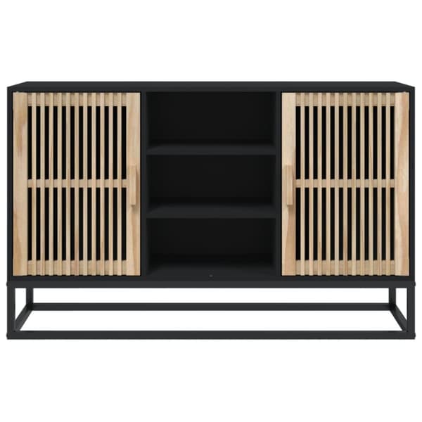 vidaXL Senkki musta 105x30x65 cm tekninen puu -  Tarjoilupöydät & senkit