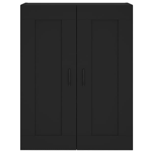 vidaXL Högskåp svart 69,5x34x180 cm konstruerat trä - Skänkar & serveringsbord