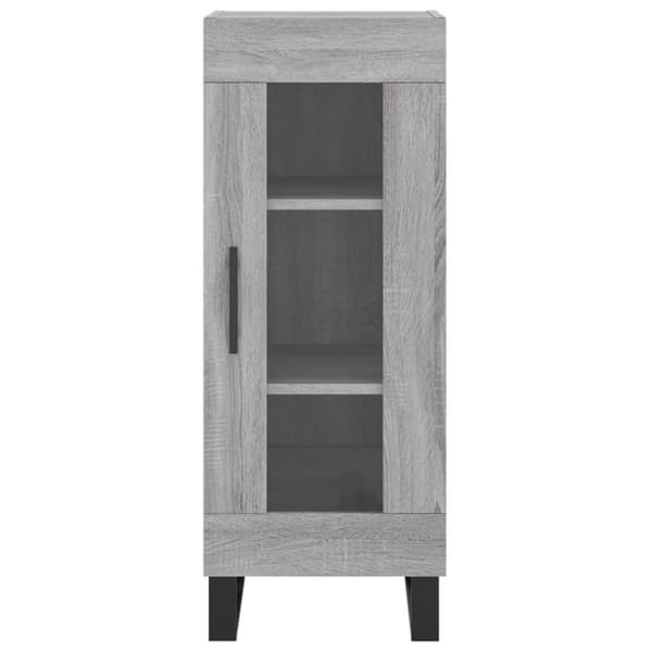 vidaXL Högskåp grå sonoma 34,5x34x180 cm konstruerat trä -  Skänkar & serveringsbord