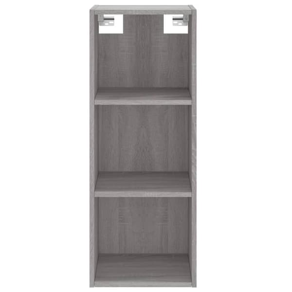 vidaXL højskab 34,5x34x180 cm konstrueret træ grå sonoma-eg -  Skænke