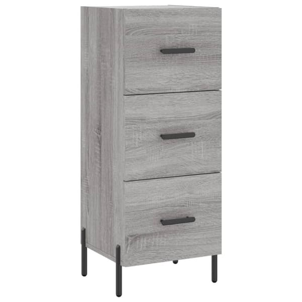 vidaXL højskab 34,5x34x180 cm konstrueret træ grå sonoma-eg -  Skænke