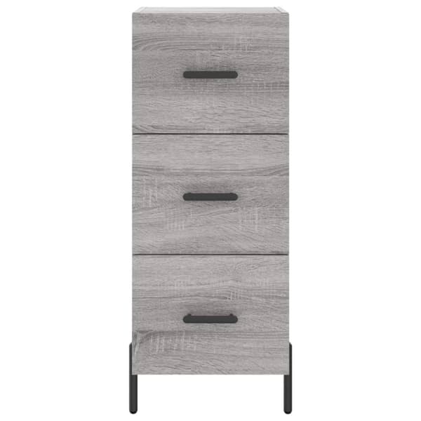 vidaXL højskab 34,5x34x180 cm konstrueret træ grå sonoma-eg -  Skænke
