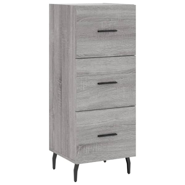 vidaXL højskab 34,5x34x180 cm konstrueret træ grå sonoma-eg - Skænke