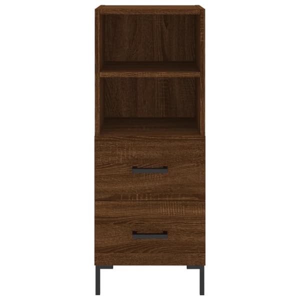 vidaXL Högskåp brun ek 34,5x34x180 cm konstruerat trä -  Skänkar & serveringsbord