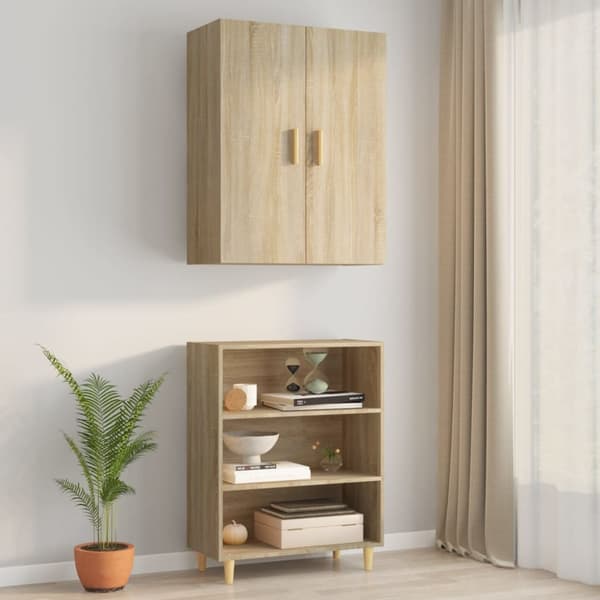vidaXL Väggskåp sonoma-ek 69,5x34x90 cm -  Skänkar & serveringsbord