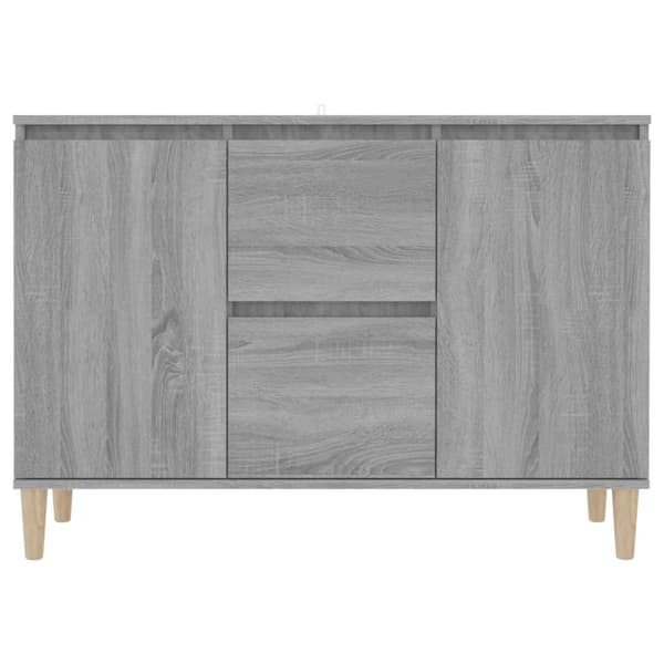 vidaXL skænk 103,5x35x70 cm konstrueret træ grå sonoma-eg - Skænke