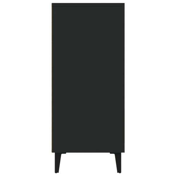 vidaXL Skänk svart 90x34x80 cm konstruerat trä - Skänkar & serveringsbord
