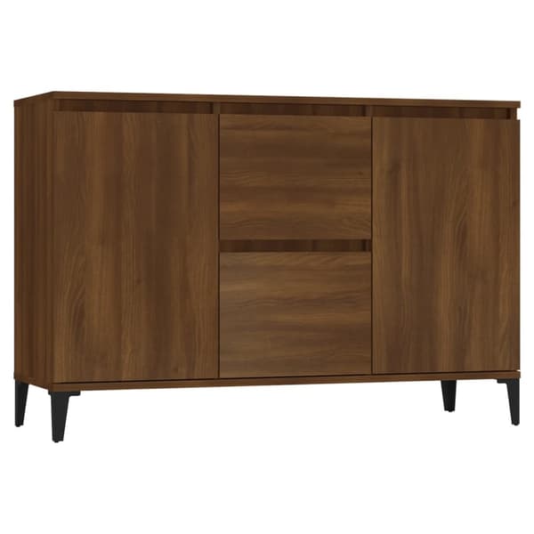vidaXL Senkki ruskea tammi 104x35x70 cm tekninen puu - Tarjoilupöydät & senkit