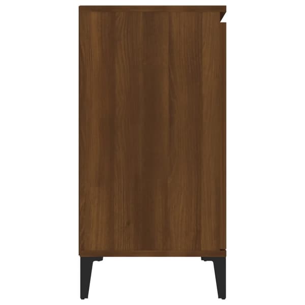 vidaXL Senkki ruskea tammi 104x35x70 cm tekninen puu - Tarjoilupöydät & senkit