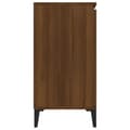 Pikkukuva 5 / 10: vidaXL Senkki ruskea tammi 104x35x70 cm tekninen puu -  Tarjoilupöydät & senkit