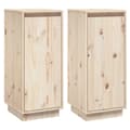 Pikkukuva 3 / 11: vidaXL Senkit 2 kpl 31,5x34x75 cm täysi mänty -  Tarjoilupöydät & senkit