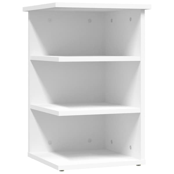 vidaXL sideskab 35x35x55 cm konstrueret træ hvid -  Skænke