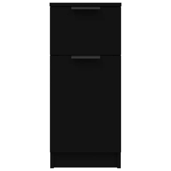 vidaXL skænk 30x30x70 cm konstrueret træ sort -  Skænke