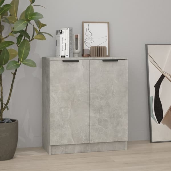 vidaXL skænk 60x30x70 cm konstrueret træ betongrå -  Skænke