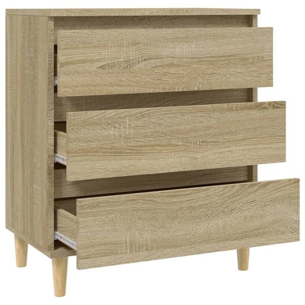 vidaXL skænk 60x35x70 cm konstrueret træ sonoma-eg - Skænke