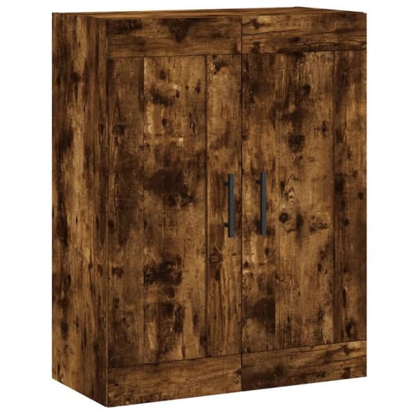 vidaXL Väggskåp rökfärgad ek 69,5x34x90 cm konstruerat trä - Skänkar & serveringsbord