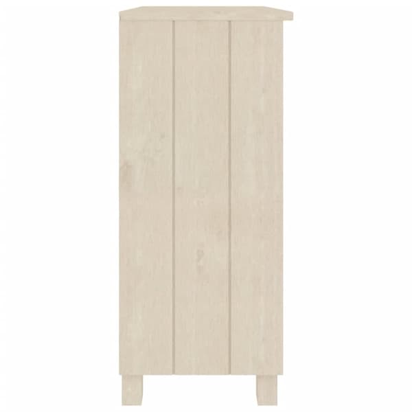 vidaXL Sivupöytä HAMAR hunajanruskea 85x35x80 cm täysi mänty - Tarjoilupöydät & senkit