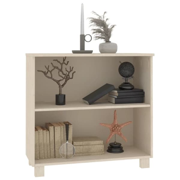 vidaXL Sivupöytä HAMAR hunajanruskea 85x35x80 cm täysi mänty - Tarjoilupöydät & senkit