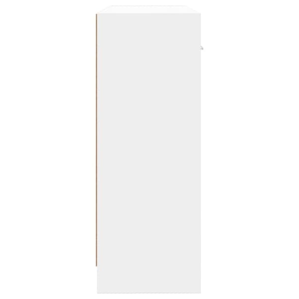 vidaXL Senkki valkoinen 91x28x75 cm tekninen puu -  Tarjoilupöydät & senkit