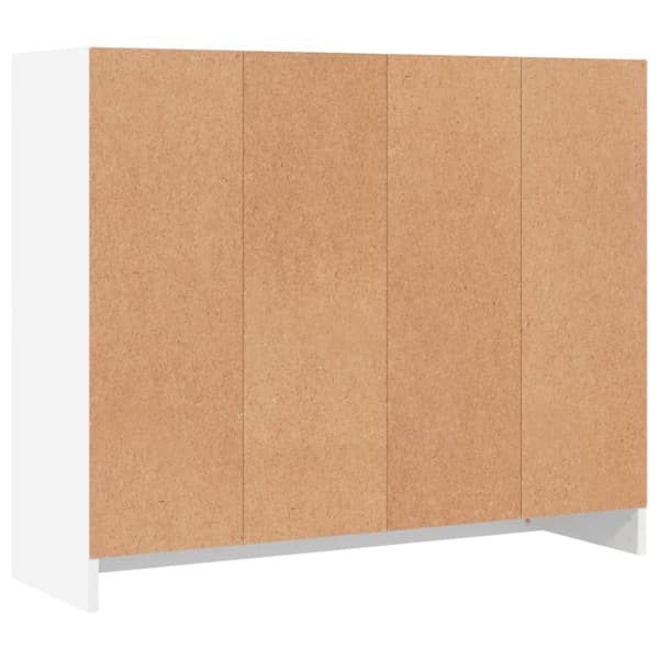 vidaXL Senkki valkoinen 91x28x75 cm tekninen puu -  Tarjoilupöydät & senkit
