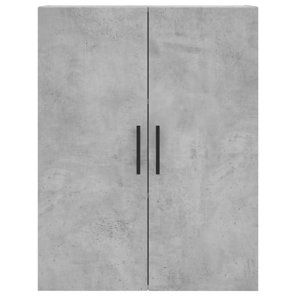 vidaXL Kaappi betoninharmaa 69,5x34x180 cm tekninen puu -  Tarjoilupöydät & senkit