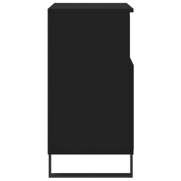 vidaXL Senkki musta 60x35x70 cm tekninen puu - Tarjoilupöydät & senkit