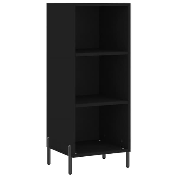 vidaXL skænk 34,5x32,5x90 cm konstrueret træ sort - Skænke