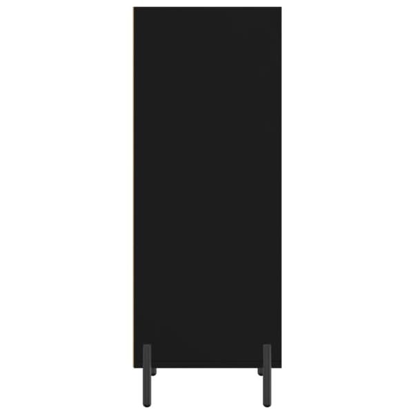 vidaXL skænk 34,5x32,5x90 cm konstrueret træ sort - Skænke
