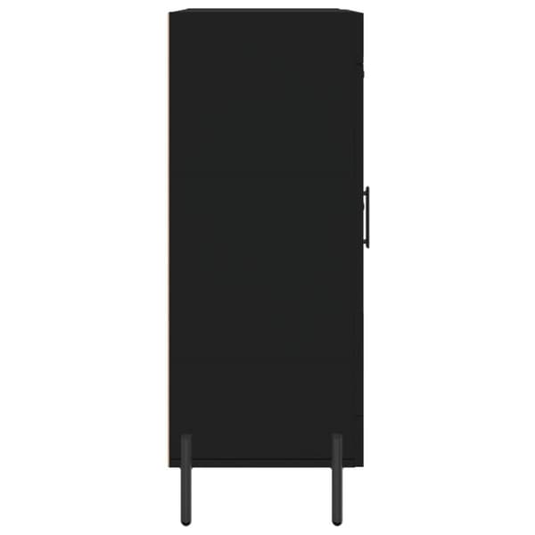 vidaXL Skåp svart 69,5x34x90 cm konstruerat trä - Skänkar & serveringsbord