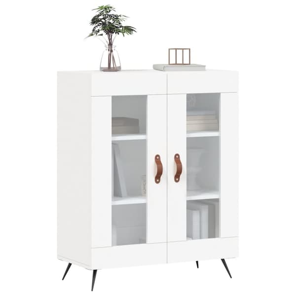 vidaXL skænk 69,5x34x90 cm konstrueret træ hvid - Skænke