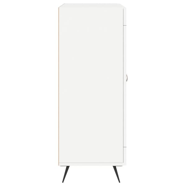 vidaXL skænk 69,5x34x90 cm konstrueret træ hvid - Skænke
