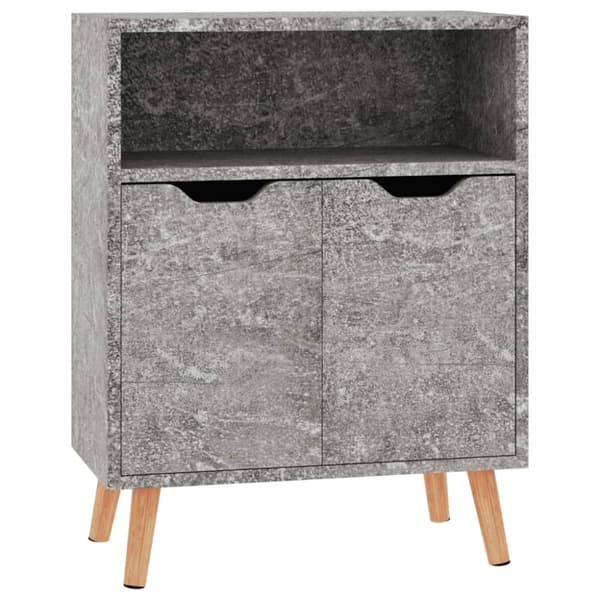vidaXL Senkki betoninharmaa 60x30x72 cm tekninen puu - Tarjoilupöydät & senkit