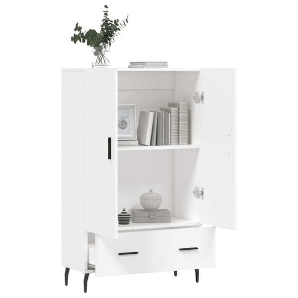 vidaXL skab 69,5x31x115 cm konstrueret træ hvid - Skænke