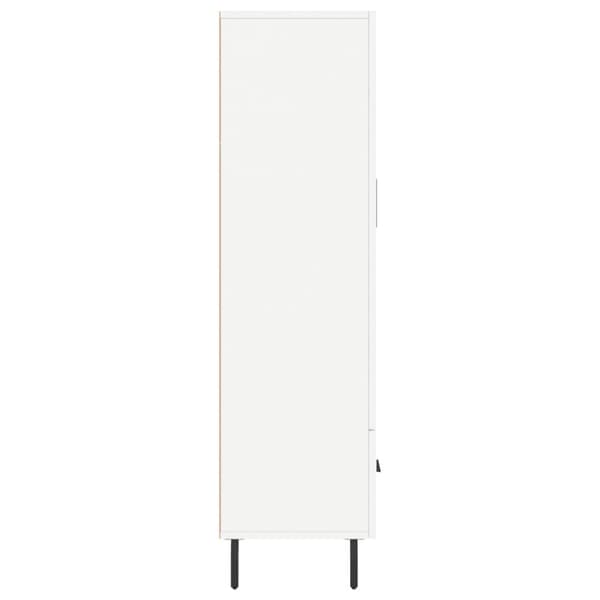 vidaXL skab 69,5x31x115 cm konstrueret træ hvid - Skænke