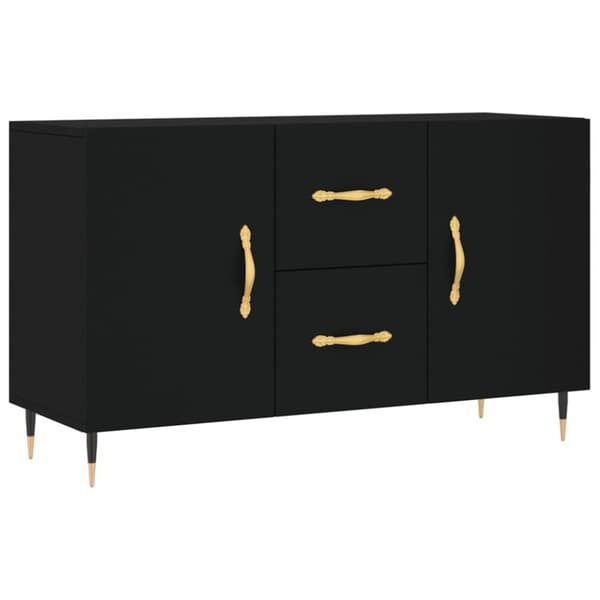 vidaXL skænk 100x36x60 cm konstrueret træ sort -  Skænke