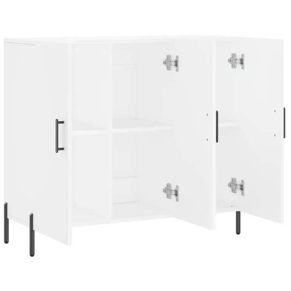 vidaXL Senkki valkoinen 90x34x80 cm tekninen puu -  Tarjoilupöydät & senkit