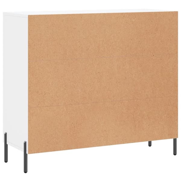 vidaXL Senkki valkoinen 90x34x80 cm tekninen puu -  Tarjoilupöydät & senkit