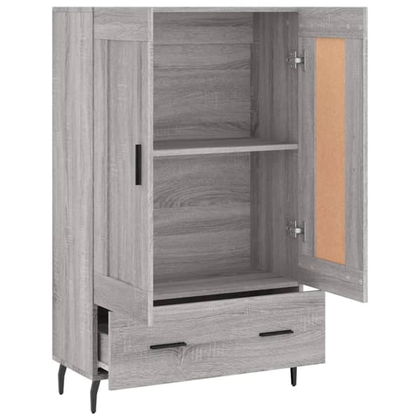vidaXL Högskåp grå sonoma 69,5x31x115 cm konstruerat trä - Skänkar & serveringsbord