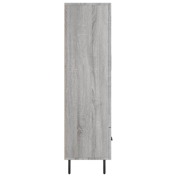 vidaXL Högskåp grå sonoma 69,5x31x115 cm konstruerat trä - Skänkar & serveringsbord