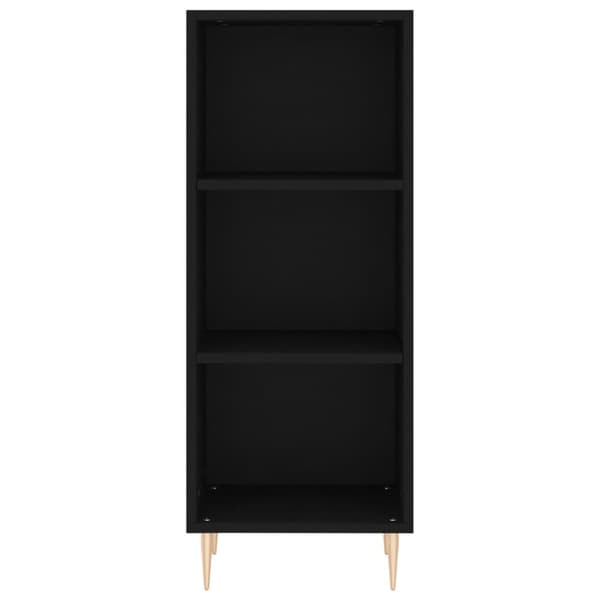 vidaXL skab 34,5x34x180 cm konstrueret træ sort -  Skænke