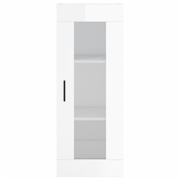 vidaXL skab 34,5x34x180 cm konstrueret træ hvid højglans - Skænke