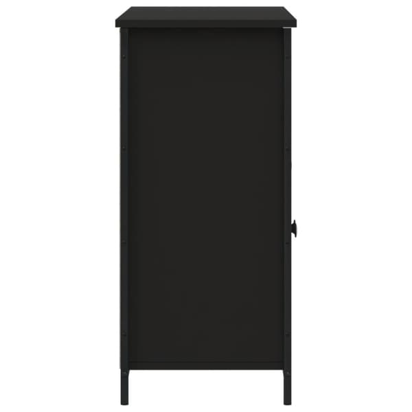 vidaXL skænk 100x35x75 cm konstrueret træ sort - Skænke