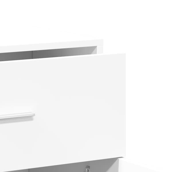 vidaXL Skänk vit 60x31x70 cm konstruerat trä - Skänkar & serveringsbord
