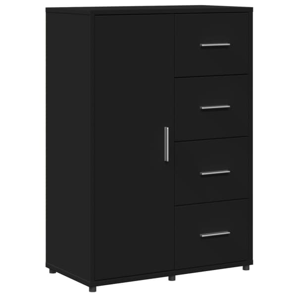 vidaXL kommoder 2 stk.. 60x31x84 cm konstrueret træ sort -  Skænke