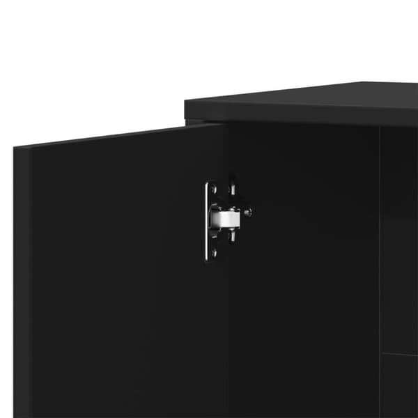 vidaXL Skänk svart 60x31x70 cm konstruerat trä - Skänkar & serveringsbord