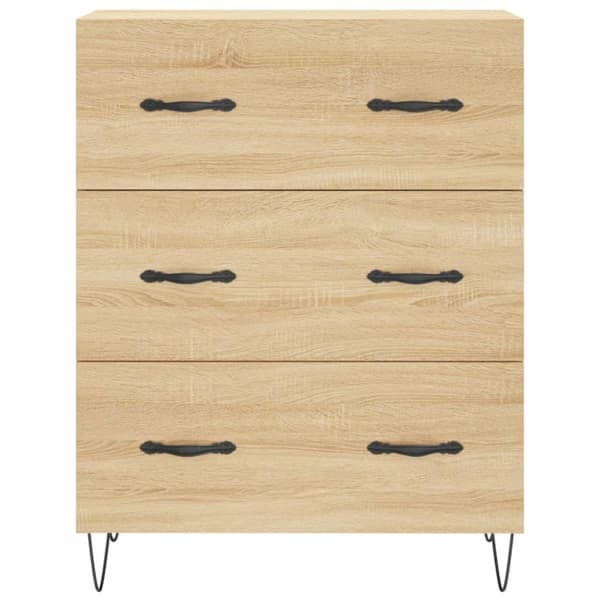 vidaXL højskab 69,5x34x180 cm konstrueret træ sonoma-eg -  Skænke