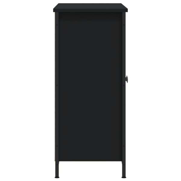vidaXL skænk 100x33x75 cm konstrueret træ sort -  Skænke